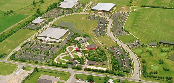 Aerial photograph of the SportsOhio park